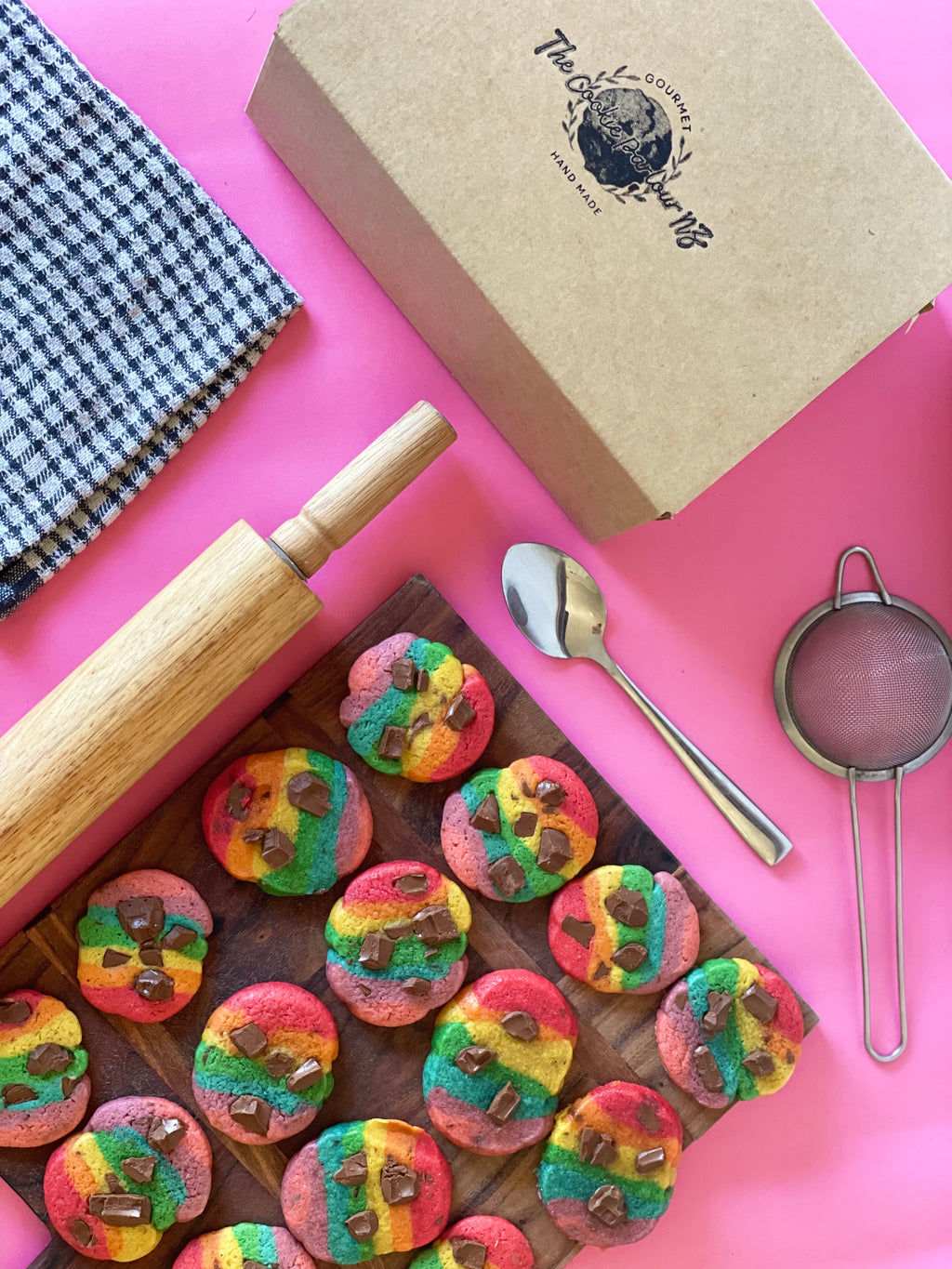 Little box of Rainbows (20 mini cookies)